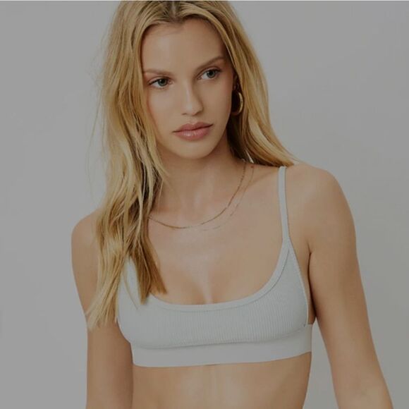 Frankies Bikinis Gabrielle top Sz XL Gray - Picture 1 of 8